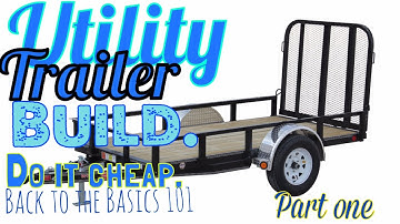 Cargo trailer build,part one.