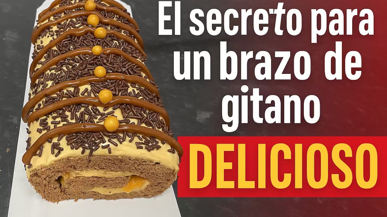 Brazo Gitano de Chocolate y dulce de leche 😋