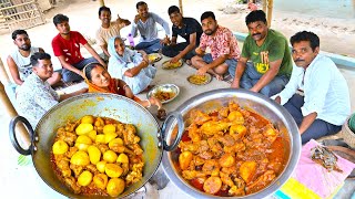 মায়ের হাতে সেরা স্বাদের মুরগির মাংস রান্না | Village style famous Chicken Curry recipe | villfood