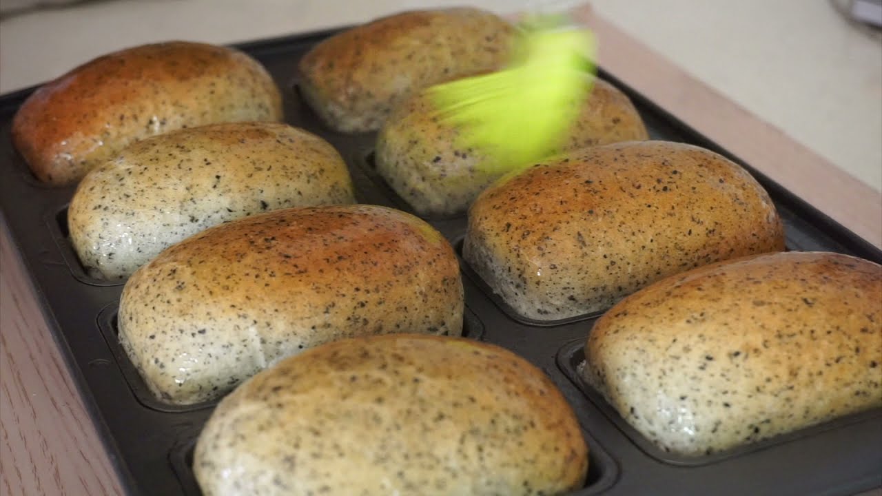 Vlog 純烘烤風景 #水波爐烤箱生產大量麵包♥︎酸種芝蔴餐包18顆 Sourdough Sesame buns Water Wave oven オーブンレンジで短時間で沢山の自家製酵母ゴマパンを焼く 縮圖