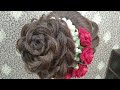 Beautiful Rose Bun Hairstyle | Wedding And Party Function | Very Simple and easy method