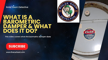 What is a barometric damper & what does it do?