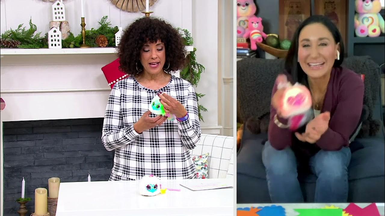 Set of 2 Pomsies Lumies Interactive Lighted Plush on QVC YouTube