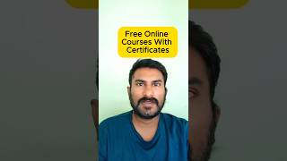 Free Online Courses With Certificates #shorts #shortsfeed #shortvideo #ytshorts  #freeonlinecourse
