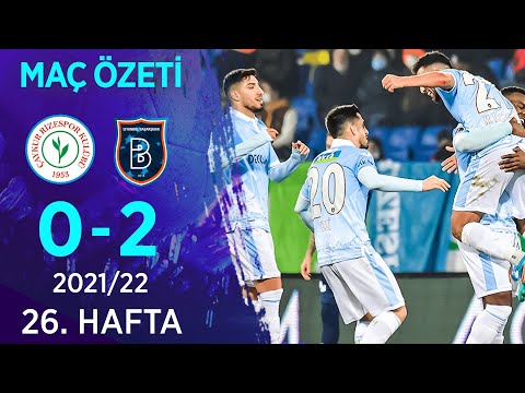 Çaykur Rizespor 0-2 Medipol Başakşehir MAÇ ÖZETİ | 26. Hafta - 2021/22