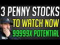 3 BEST PENNY STOCKS TO BUY FOR HUGE LONG TERM GAINS!