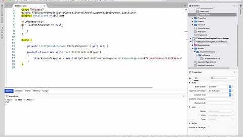 13 - Developing a Video Portal With Blazor - Creating the Page To List Videos