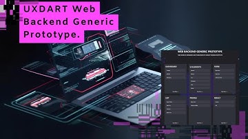 UXDART Web Backend Generic Prototype - Axure Template