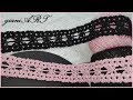 Easy to crochet lace ribbon | Crochet lace tape pattern tutorial