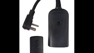 Reivew: Woods Weatherproof Outdoor Outlet Remote Control