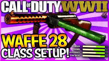 WORLD WAR 2 - "WAFFE 28" BEST CLASS SETUP - BEST WAFFE 28 CLASS! (COD WW2 Class Setups)