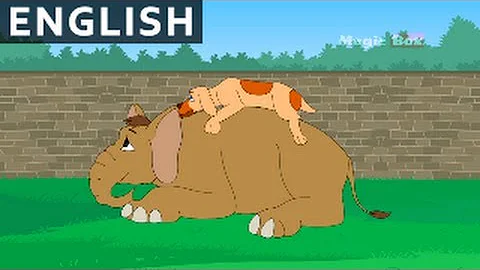 Elephant And Dog - Jataka Tales In English - Animation / Cartoon Stories For Kids