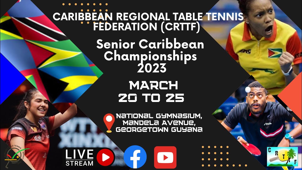 Caribbean Regional Table Tennis Federation (CRTTF), 63 Senior