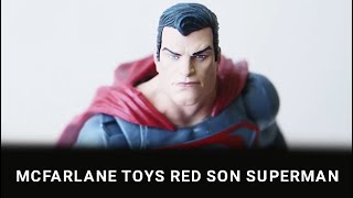 McFarlane Toys DC Multiverse Red Son Superman Figure Review