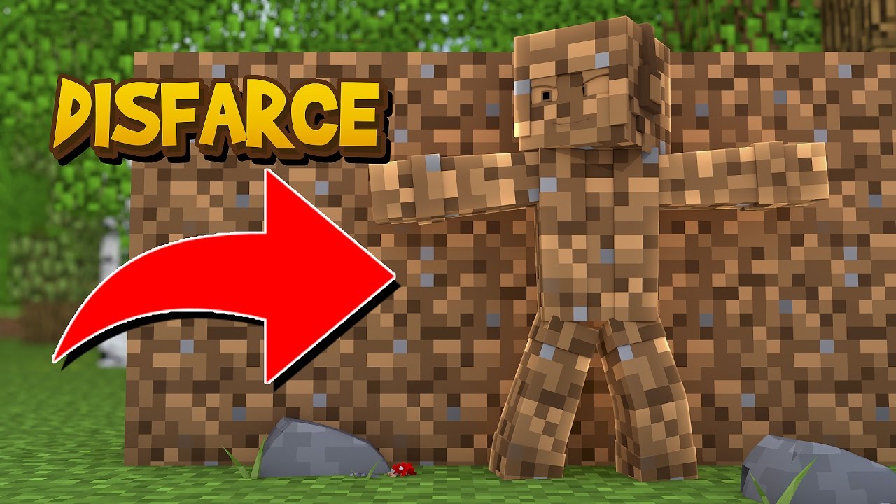 Minecraft: DISFARCE DE TERRA - (Esconde-Esconde)