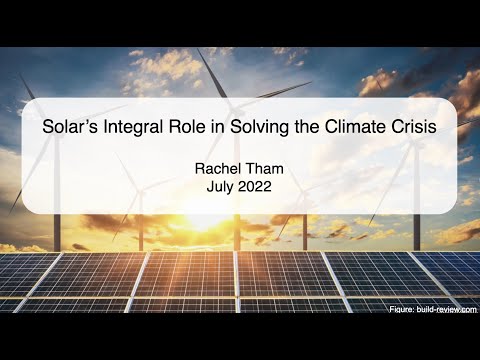 Solar's Integral Role in Solving the Climate Crisis