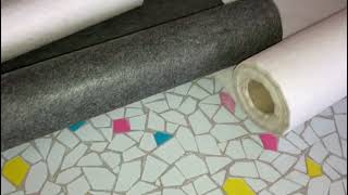 Sustainable felt fabric, polyester non-woven needle punched felt roll, a high-quality factory