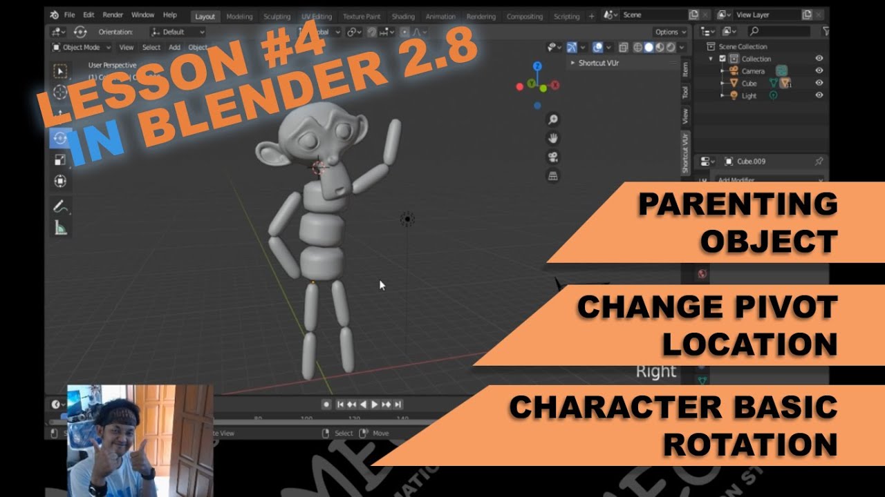 Apply system parenting on blender 2 8 - YouTube