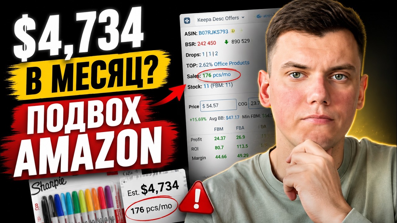Как найти прибыльный товар для продажи на Amazon? Онлайн Арбитраж FBA Амазон
