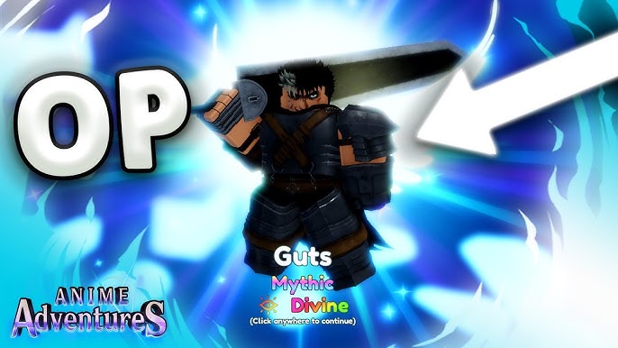 NEW* GUTS IS THE BEST UNIT! In Roblox Anime Adventures 