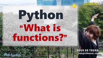 [PYTHON-074] 함수관련 용어 정리 |  함수란?