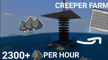 Minecraft Creeper Farm - Efficient Creeper Only Design - 1.16 || let