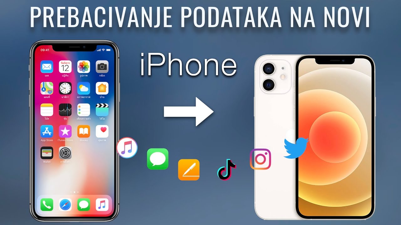 PREBACIVANJE PODATAKA | iPhone X na iPhone 12 Mini | Quick Start
