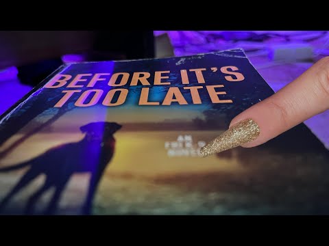 ASMR: Fast tapping + scratching on books/movies - lots of tracing - build up camera taps - for Emily