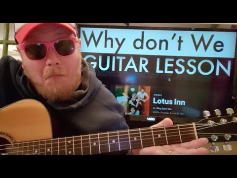 How To Play Lotus Inn Guitar Why Don't We // easy guitar tutorial beginner lesson easy chords