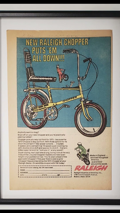 Raleigh Chopper 1970 Ad