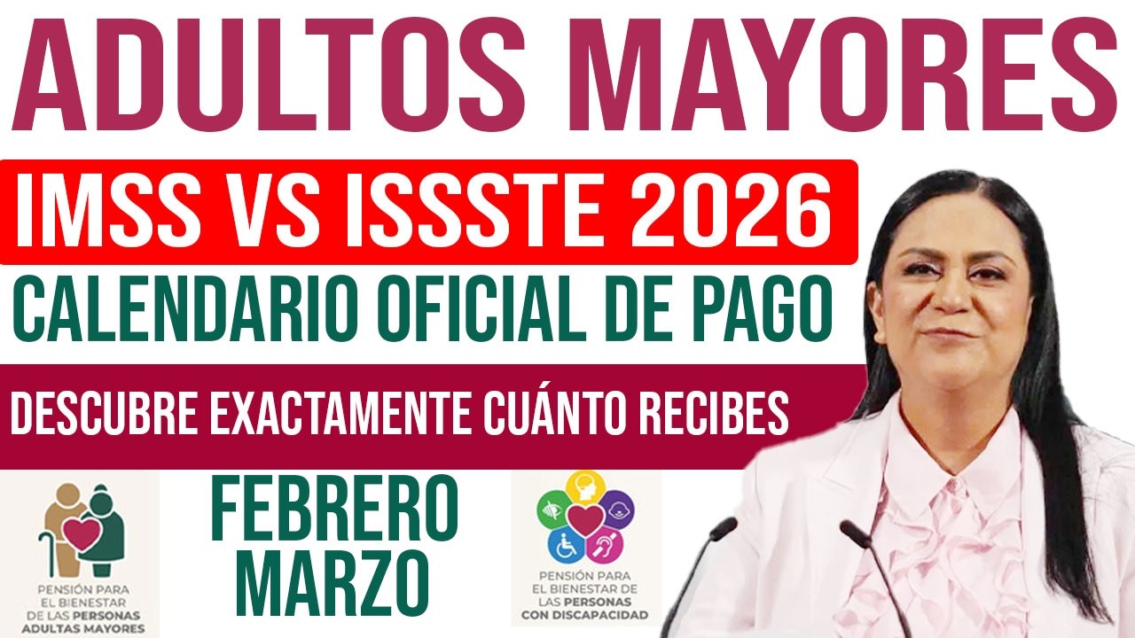 🔥 IMSS vs ISSSTE 2026: Calendario Oficial de Pago 📅 Descubre