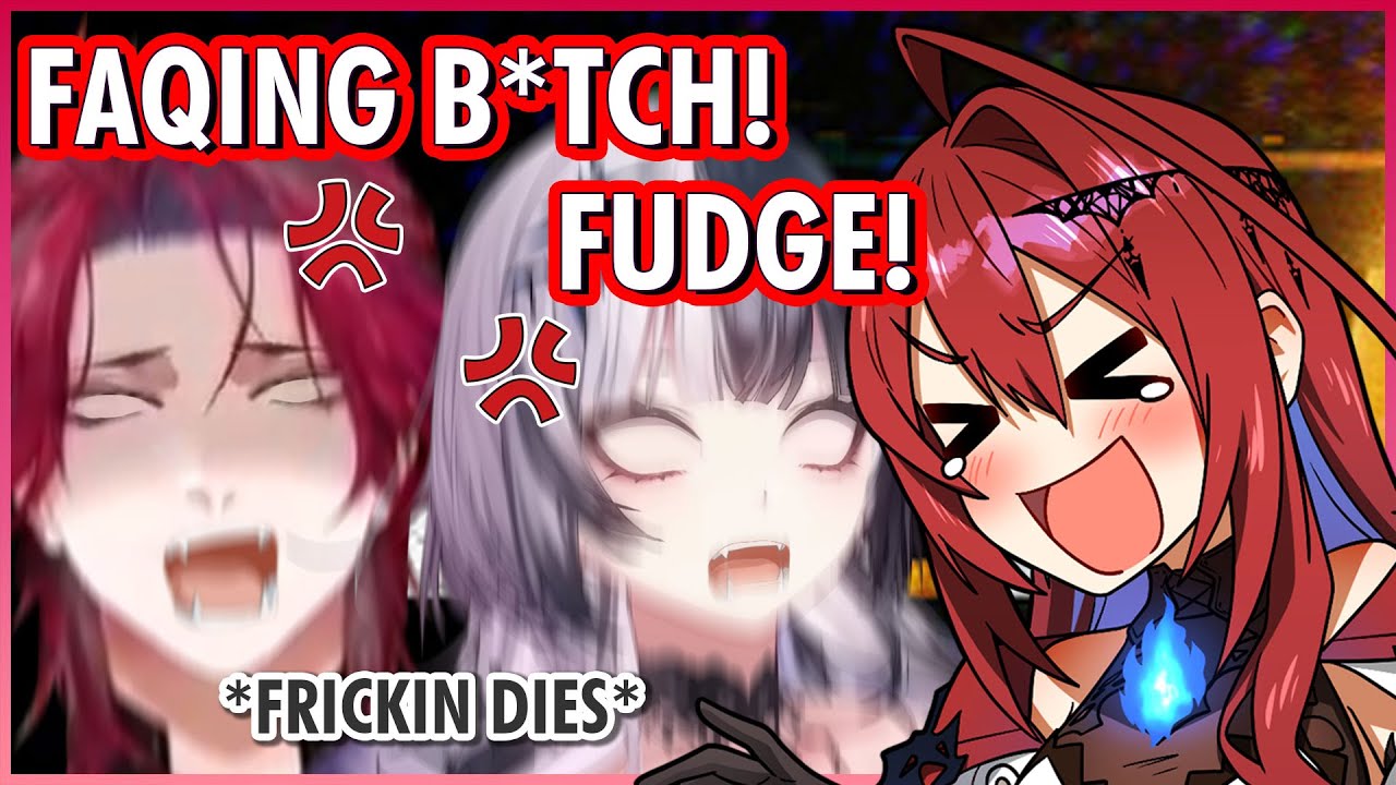 Liz Laughed so hard after Trolling her Teammates she had to go an Idol Meeting Mid Game 【Hololive】