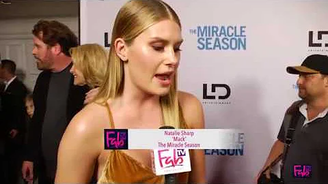 The Miracle Season with Natalie Sharp red carpet &...