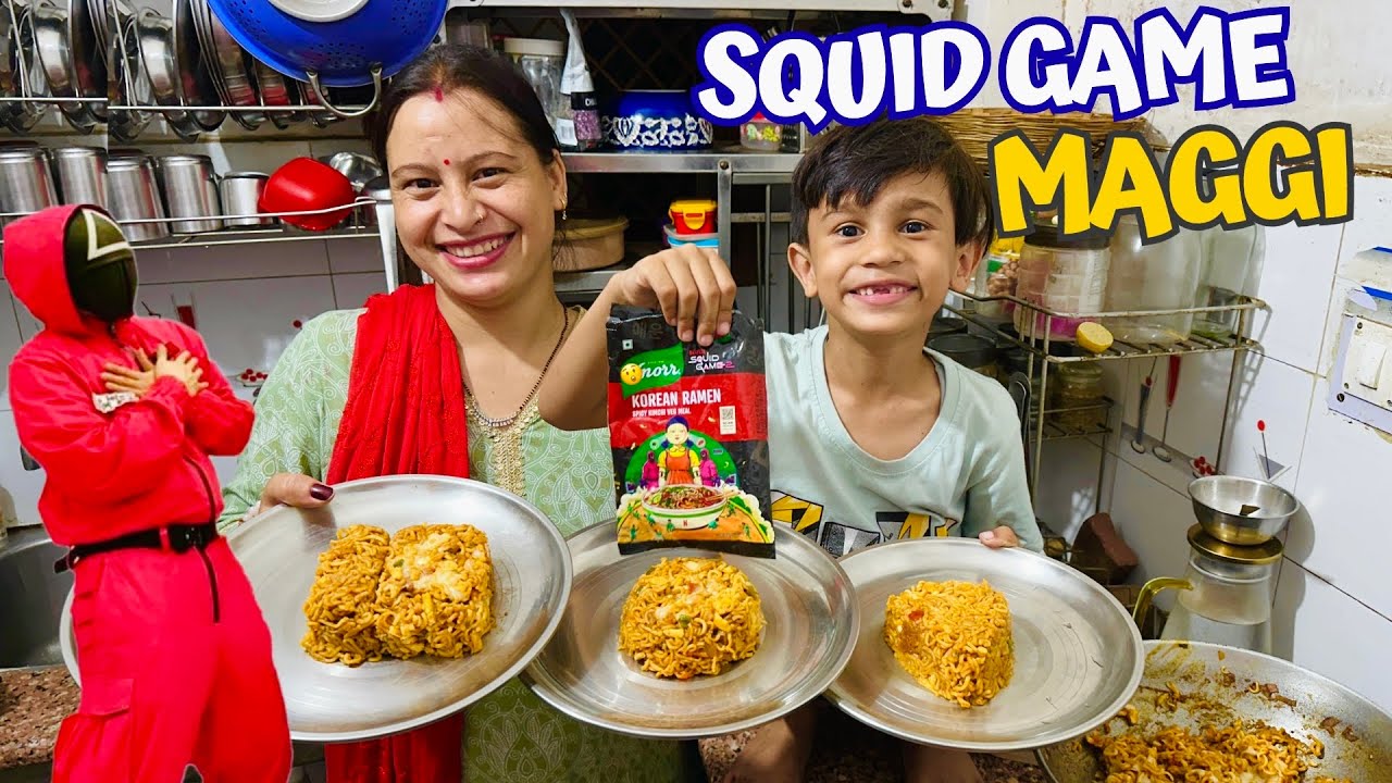 Squid Game Style Spicy Maggi Bana Di 😍🥵