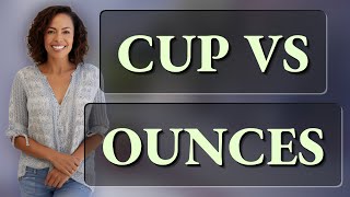 Are Cup Measurements Consistent When Using Fluid Ounces?