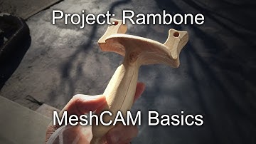 Shapeoko 2: How to use MeshCAM to Mill a Slingshot