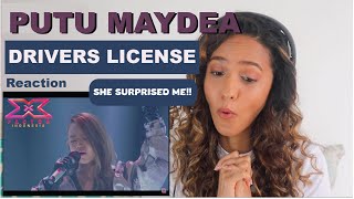 MAYDEA - DRIVERS LICENSE (Olivia Rodrigo) - X Factor Indonesia 2021| REACTION!!