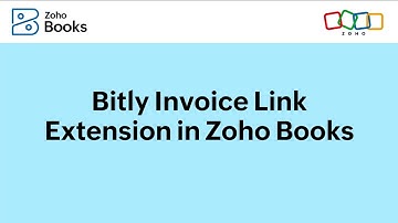Shorten Invoice Links using the Bitly Extension in Zoho Books