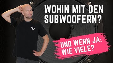Subwoofer positions and number for stereo and home theater: including SBA, DBA and Trinnov wavefo...