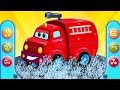 api mencuci mobil truk | Lagu Anak | Fire Truck Car Wash | Kids Channel Indonesia