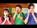 教室でお菓子を食べちゃった!こんじゅり&ゆーと&きいた【バンカラジオ】