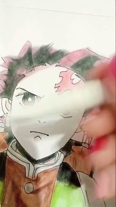 Finished drawing Tanjiro in my style part 3