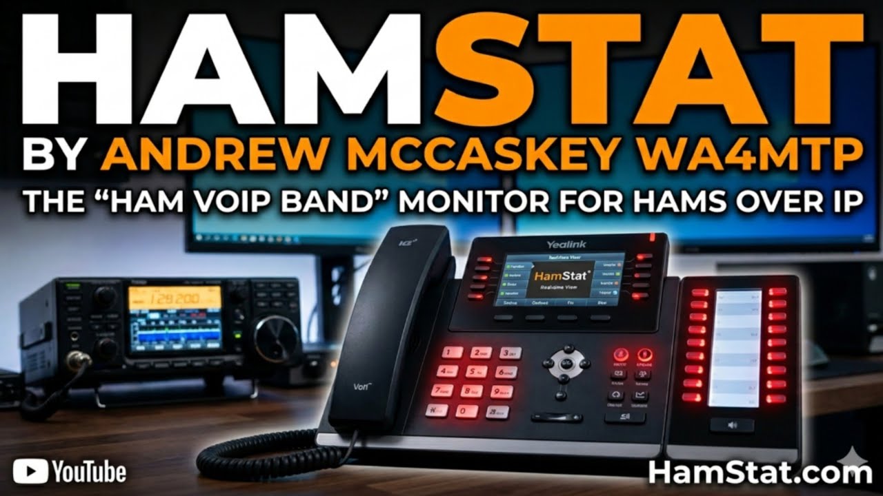 HamStat: Hams Over IP Live Monitor Demo (WA4MTP) - YouTube