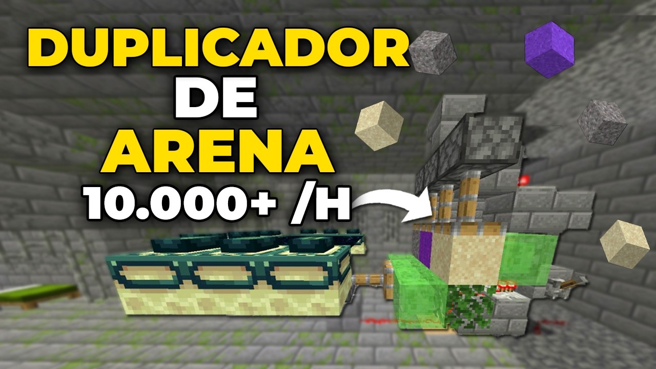 LA MEJOR GRANJA DE ARENA Y BLOQUES DE GRAVEDAD | Java 1.21.4
