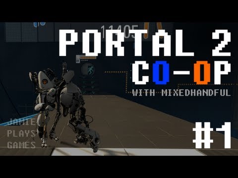 Portal 2 Co-op - Part 1 - You're Going to Get Hats