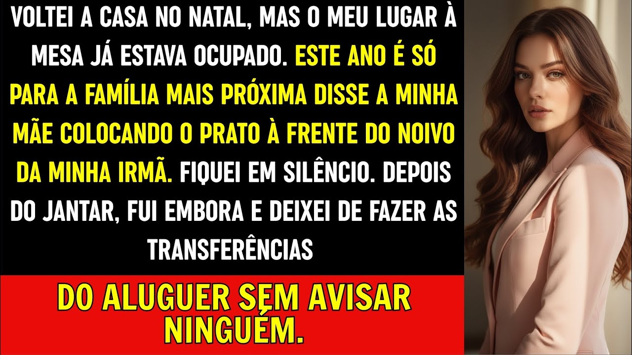 Cheguei em casa pro Natal, mas meu lugar na mesa já estava ocupado — Só pra família mais próxima