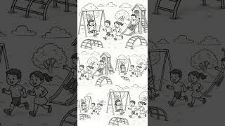 Park scenery drawing | How to draw playground for child | Playground scenery drawing #drawingsketch Park scenery drawing | How to draw playground for child | Playground scenery drawing #drawingsketch