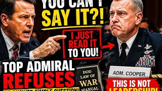 Congressman EXPOSES Admiral After Shocking Refusal During Hearing