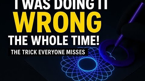 🔥 I Was Doing It WRONG the Whole Time! 😱🌀 (Spirograph Secrets You NEED to Know!) 💡✨
