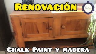 ➡Furniture renovation with CHALK PAINT and NATURAL WOOD